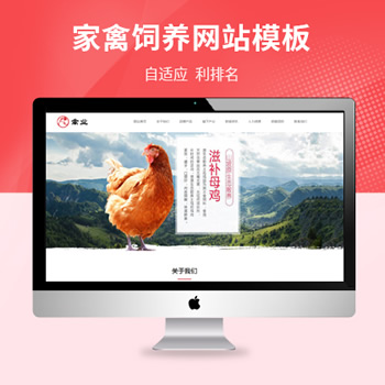 家禽饲养基地类自适应网站